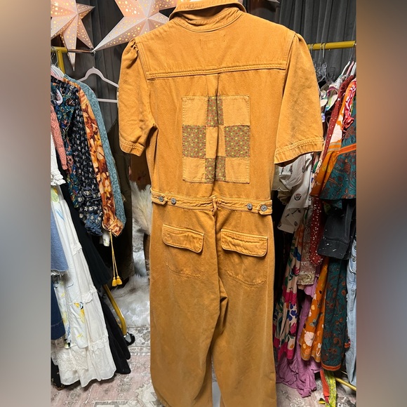 Carleen x Nuuly Miki Patchwork Coveralls - Picture 5 of 6
